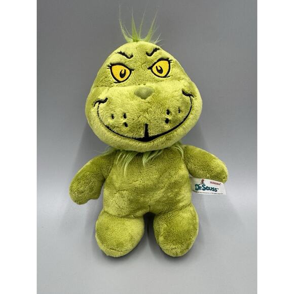 Aurora The Grinch Plush Dr. Seuss Who Stole Christmas Green Stuffed Animal 8.5” - Picture 1 of 6
